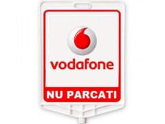 Semn din plastic Vodafone Nu parcati